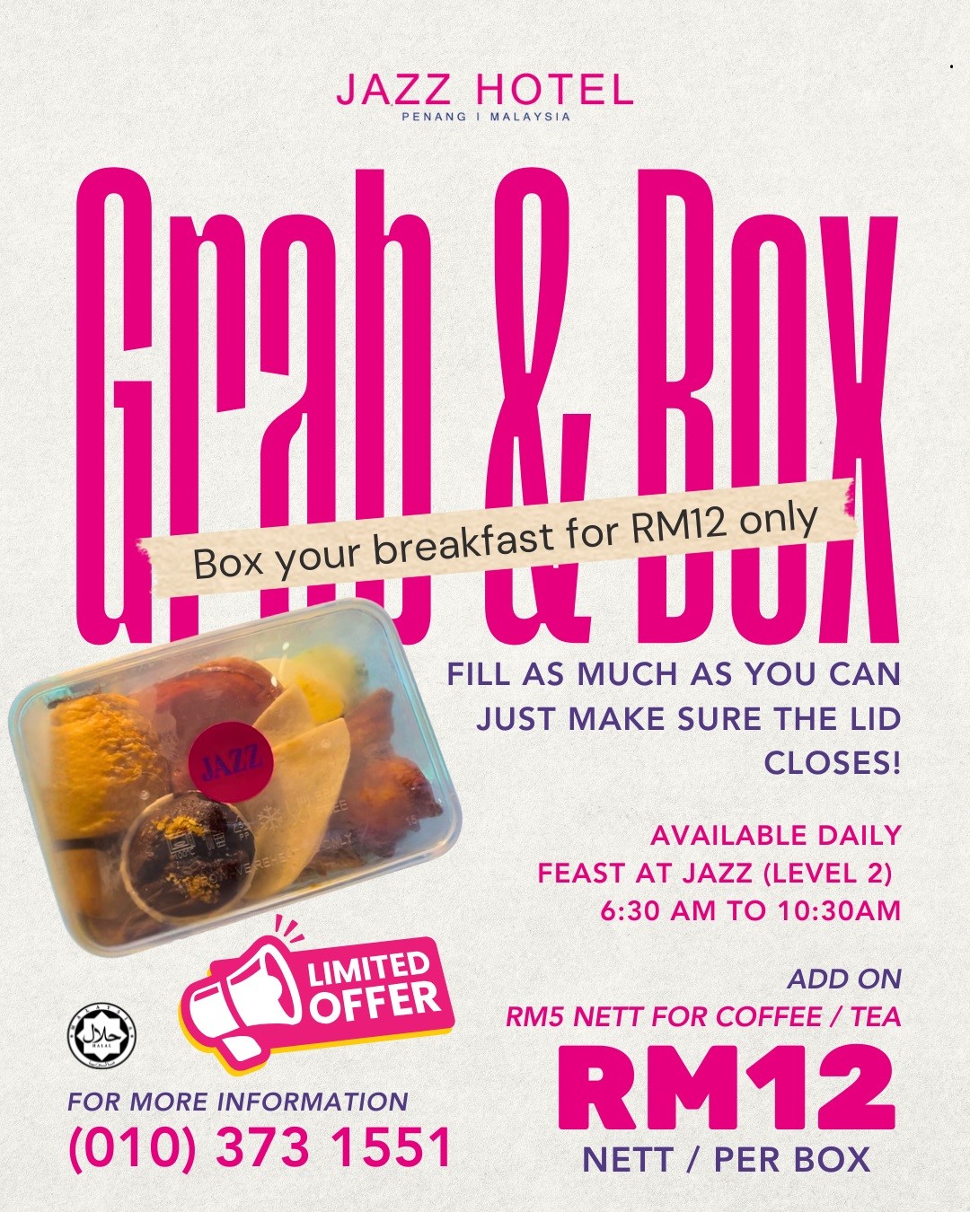 Grab & Box by Jazz Hotel