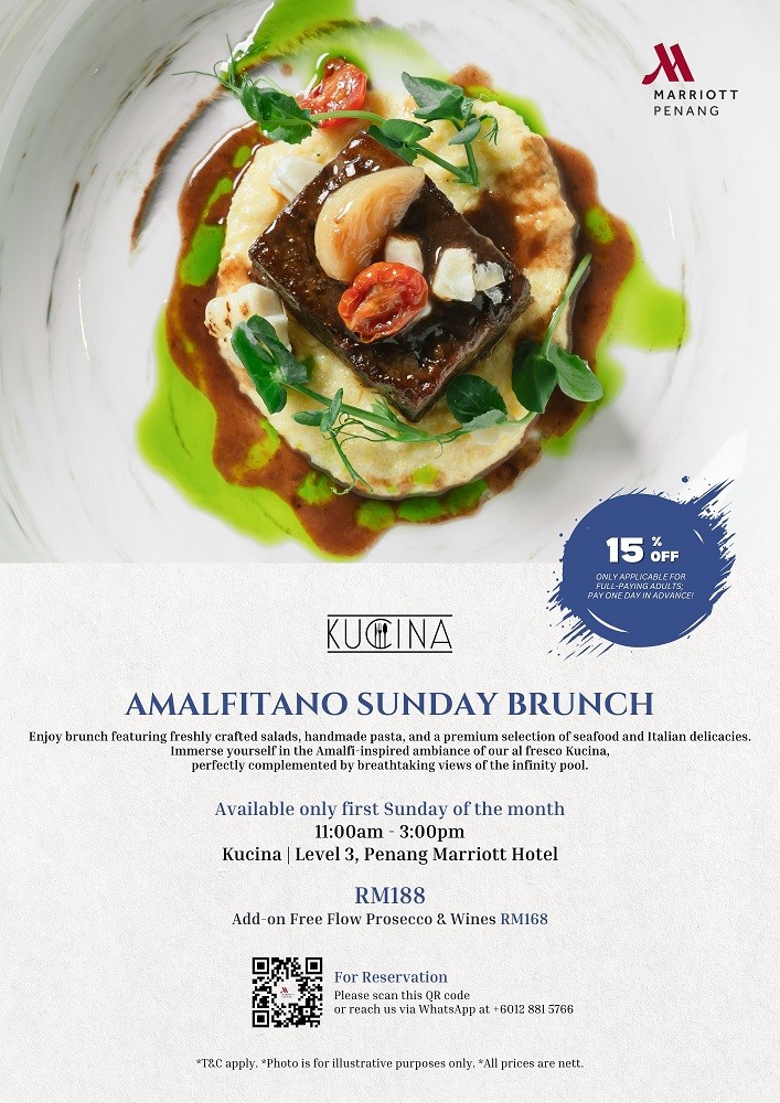 Kucina Amalfitano Sunday Brunch by Penang Marriott Hotel