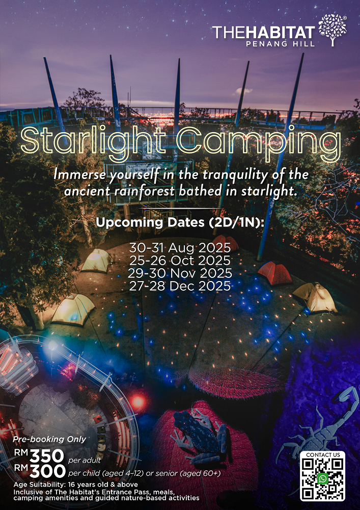 Starlight Camping at The Habitat Penang Hill
