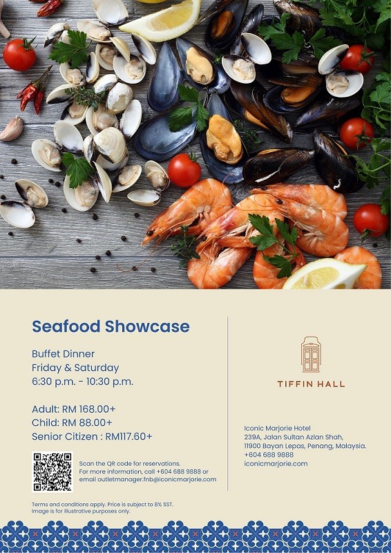 Seafood Showcase Buffet Dinner by Iconic Marjorie Hotel, Penang, a Tribute Portfolio Hotel