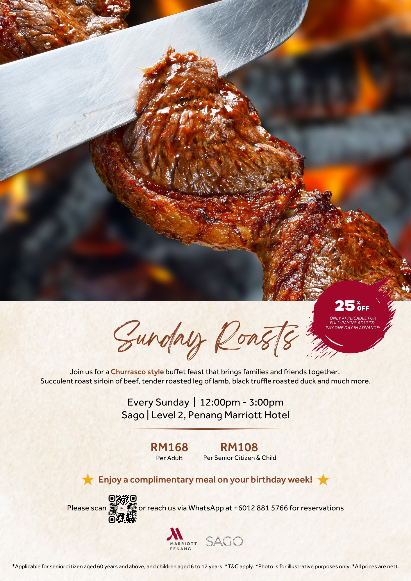 Sunday Roast by Penang Marriott Hotel