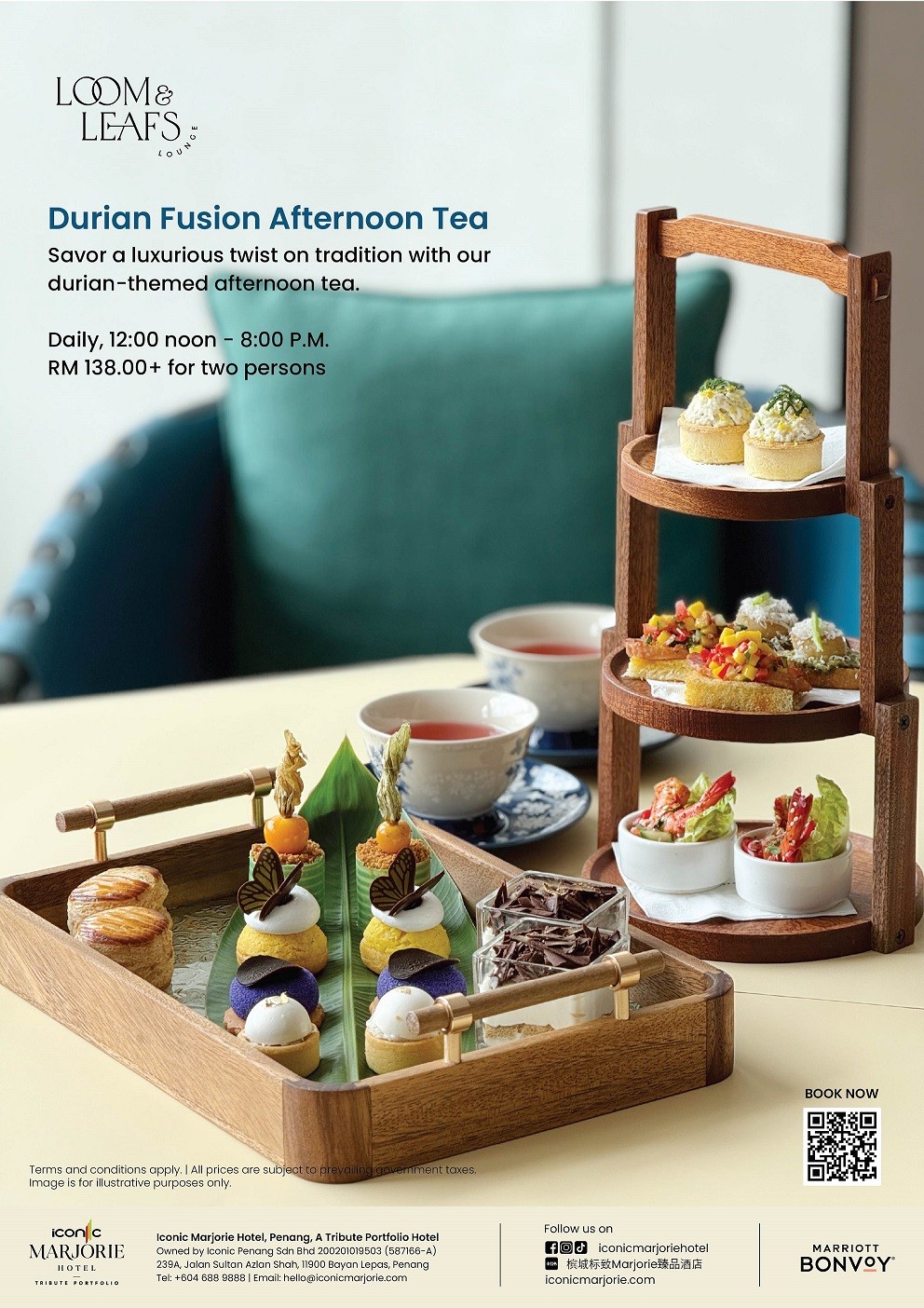 Durian Fusion Afternoon Tea by Iconic Marjorie Hotel, Penang, a Tribute Portfolio Hotel