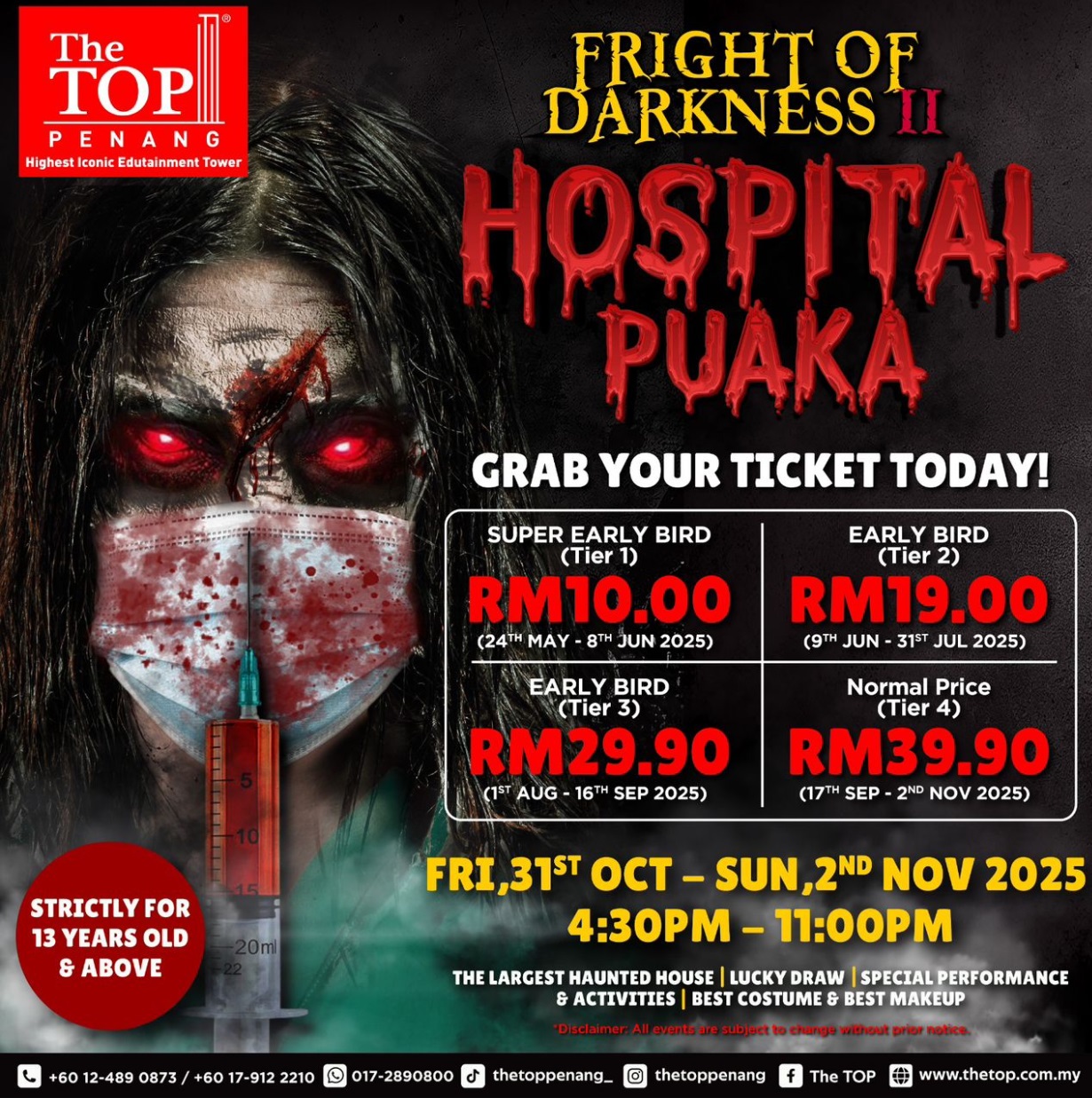 The Biggest Halloween at The Top Penang