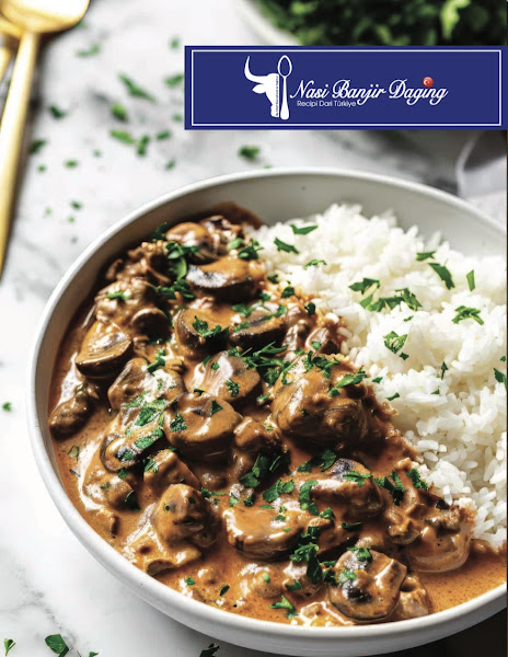 PENANG FAMOUS WAGYU BEEF BOWL RICE - NASI BANJIR WAGYU