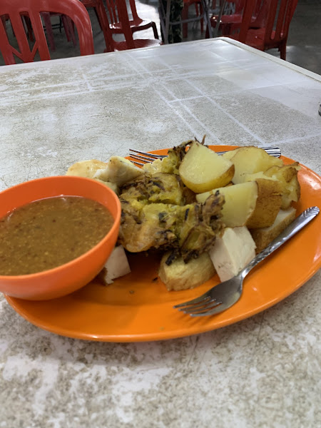 Cucur udang jelutong (bawah jejantas)